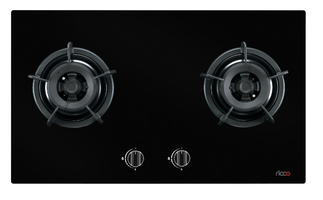 意高RICCO 石油氣雙爐頭嵌入式煮食爐 LPG 2-Burner Built-in Hob RC-2B20-L