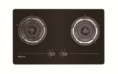 樂信牌嵌入式雙頭爐煮食爐(黑色)Rasonic 2-burner Built-in Hop(Black) RG-233GB