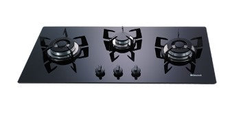 林內 RINNAI 三頭嵌入式平面爐(黑色) 3-Burner Built-in Hob (Black) RRTB83S-G-LP