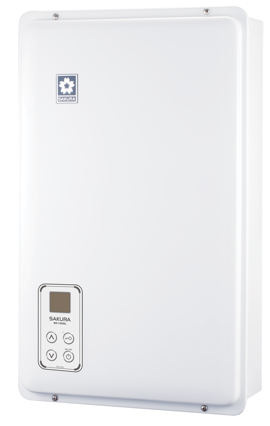 Sakura (H120RFL)  LPG 12L Back Flue Gas Water Heater