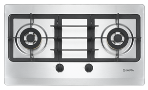Simpa (SRDB62S) Town Gas Stainless Steel Built-in Hob
